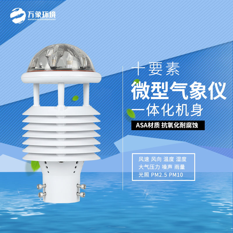 十要素微氣象儀可用于城市環(huán)境監測